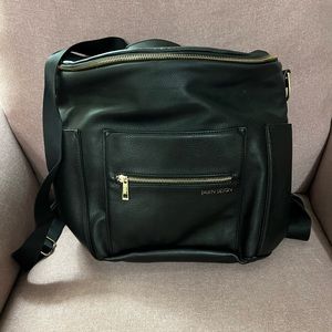 Fawn Design The Original black backpack diaper bag